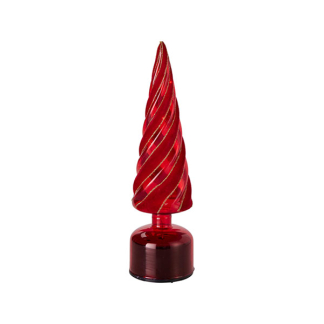 PerfectLED Decoratie kerstboom | PerfectLED | 33 x 10 cm (Led, Batterijen, Timer, Glas) ABR826810 K151002133