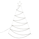 PerfectLED Deurkerstboom | PerfectLED (150 LEDS, 89 x 150 cm, Binnen/Buiten) AX5309100 K151200054 - 2