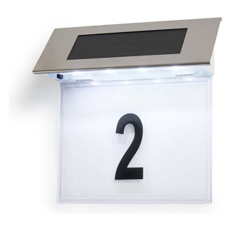 PerfectLED Huisnummer | PerfectLED (Solar, Led, Incl. stickerset met cijfers en letters) HET.LL.0152.425.XX K170103331