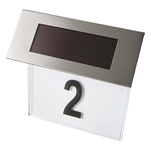 PerfectLED Huisnummer | PerfectLED (Solar, Led, Incl. stickerset met cijfers en letters) HET.LL.0152.425.XX K170103331 - 2