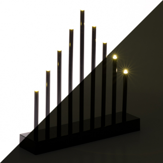 PerfectLED Kaarsenbrug | 25 x 26 centimeter (9 LEDs, Binnen, Zwart) AXZ202210 K150303702 - 