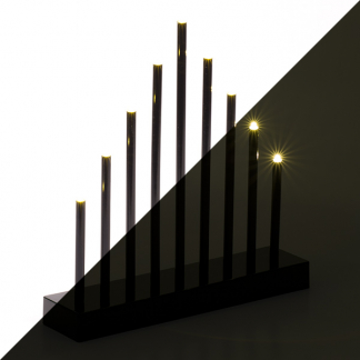 PerfectLED Kaarsenbrug | 25 x 26 centimeter (9 leds, Binnen, Zwart) AXZ202210 K150303702 - 1