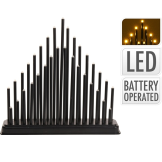 PerfectLED Kaarsenbrug | 34 x 32 centimeter (36 leds, Binnen, Zwart) AXZ202250 K150303703 - 2