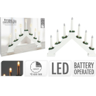 PerfectLED Kaarsenbrug | 39.5 x 31 cm (7 leds, Timer, Binnen, Wit) AX8000160 K150303705 - 2