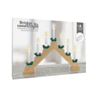 PerfectLED Kaarsenbrug | PerfectLED | 30 x 41 x 6 cm (7 leds, Elektrisch, Naturel, Hout) AX8000095 K150303798 - 4