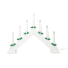 PerfectLED Kaarsenbrug | PerfectLED | 30 x 41 x 6 cm (7 leds, Elektrisch, Wit, Hout) 549115 K150303797 - 1