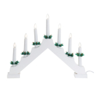 PerfectLED Kaarsenbrug | PerfectLED | 30 x 41 x 6 cm (7 leds, Elektrisch, Wit, Hout) AX8000110 K150303797 - 1