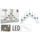 PerfectLED Kaarsenbrug | PerfectLED | 30 x 41 x 6 cm (7 leds, Elektrisch, Wit, Hout) AX8000110 K150303797 - 3