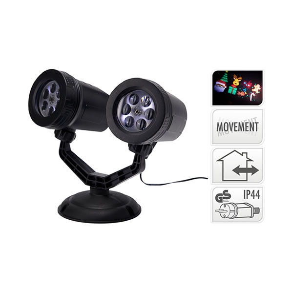 PerfectLED Kerst dubbele projector | PerfectLED | 9 m bereik (Gekleurd, Timer, Binnen/Buiten) AXY001120 K151002256 - 1