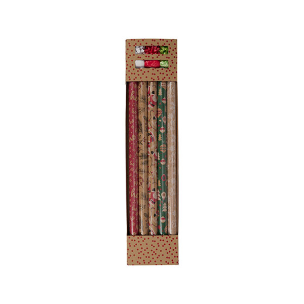 PerfectLED Kerst inpakpapier | PerfectLED | 5 rollen (Lintjes, Strikken, Mat) PPN103030 K151002263 - 1