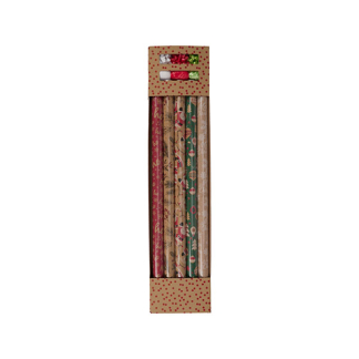 PerfectLED Kerst inpakpapier | PerfectLED | 5 rollen (Lintjes, Strikken, Mat) PPN103030 K151002263 - 1