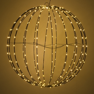 PerfectLED Kerst lichtbol | Ø 50 cm (320 LEDs, Extra warm wit, Metaal) AX2200220 K150303793 - 