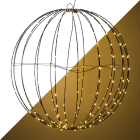 Kerst lichtbol | Ø 50 cm (320 leds, Extra warm wit, Binnen/Buiten, Metaal)