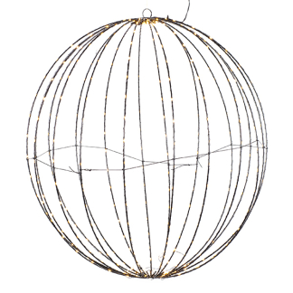 PerfectLED Kerst lichtbol | Ø 60 cm (400 leds, Extra warm wit, Metaal) AX2200240 K150303794 - 2