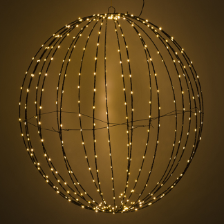 PerfectLED Kerst lichtbol | Ø 60 cm (400 leds, Extra warm wit, Metaal) AX2200240 K150303794 - 3