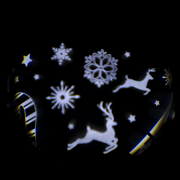 Decoratieve Verlichting LED sneeuwvlok projector | Witte en blauwe