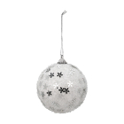 PerfectLED Kerstbal | PerfectLED | Ø 8 cm (Glitter, Wit) ABJ443240 K151000954 - 2