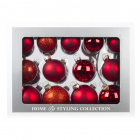 Kerstballen | 26 stuks (Glas, Rood)