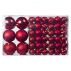Kerstballen | 94 stuks (Rood)