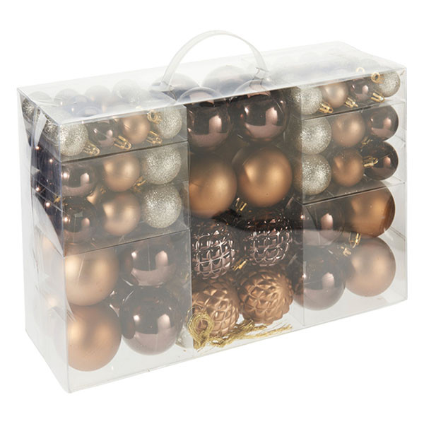 PerfectLED Kerstballen | PerfectLED | 100 stuks (Bruin) AVS104230 K151002202 - 1