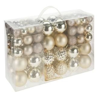 PerfectLED Kerstballen | PerfectLED | 100 stuks (Champagne) AVS104240 K151002203 - 1