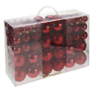 PerfectLED Kerstballen | PerfectLED | 100 stuks (Rood) AVS104220 K151002201 - 1