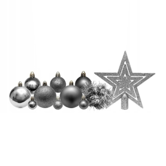 PerfectLED Kerstballen | PerfectLED | 54 stuks (Piek, Slinger, Zilver) ACS108010 K151000829 - 2