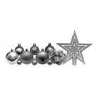 PerfectLED Kerstballen | PerfectLED | 54 stuks (Piek, Slinger, Zilver) ACS108010 K151000829 - 2