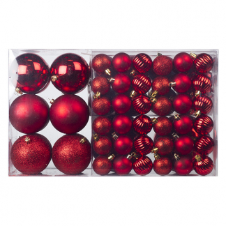 PerfectLED Kerstballen | PerfectLED | 94 stuks (Rood) ACS100720 K151000232 - 1