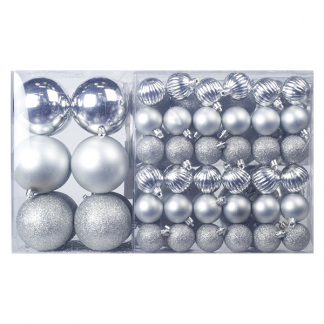 PerfectLED Kerstballen | PerfectLED | 94 stuks (Zilver) ACS100710 K151000234