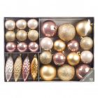 PerfectLED Kerstballen - 31 stuks (Roségoud, Goud, Zilver) CAN207310 K151000221 PerfectLED Kerstballen - 31 stuks (Roségoud, Goud, Zilver) CAN207310 K151000221