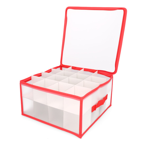 PerfectLED Kerstballen opbergbox | PerfectLED | 33.5 x 33.5 x 17.5 cm 170490810 K151000947 - 1