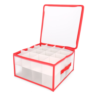 PerfectLED Kerstballen opbergbox | PerfectLED | 33.5 x 33.5 x 17.5 cm 170490810 K151000947