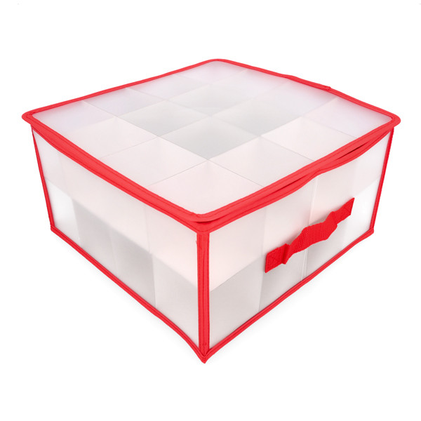 PerfectLED Kerstballen opbergbox | PerfectLED | 33.5 x 33.5 x 17.5 cm 170490810 K151000947 - 2