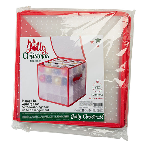 PerfectLED Kerstballen opbergbox | PerfectLED | 34 x 34 x 34 cm 170499780 K151002276 - 5