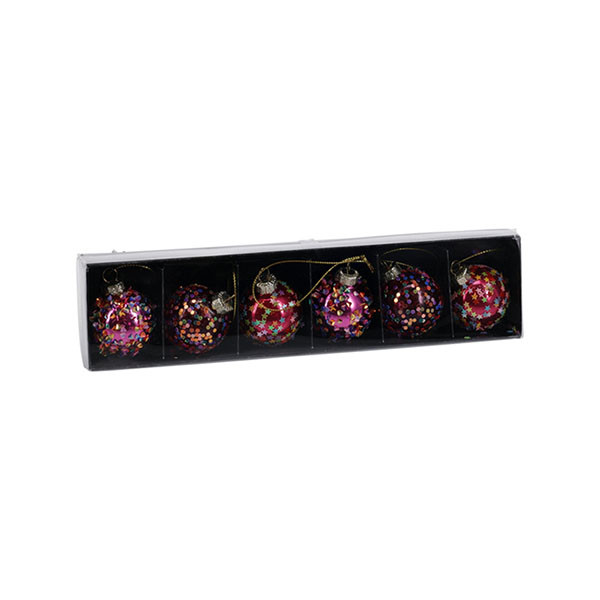 PerfectLED Kerstballen set | PerfectLED | Ø 4 cm | 6 stuks (Roze) ABT636710 K151002135 - 4