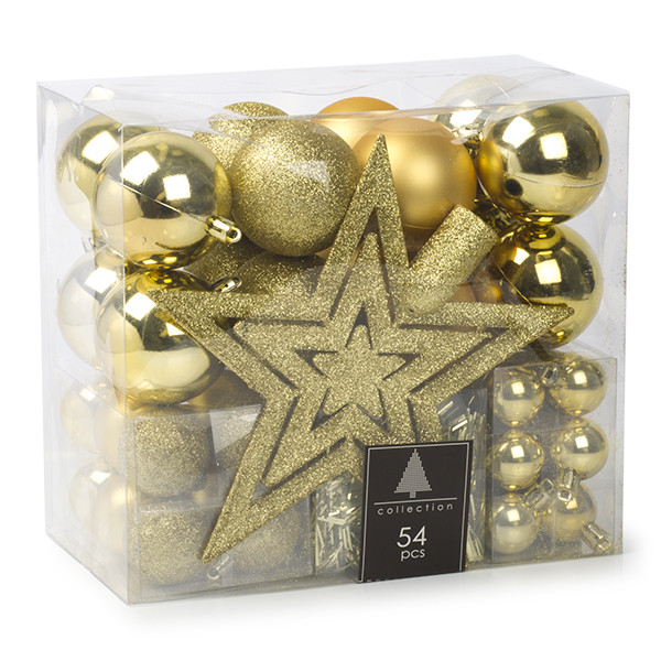 PerfectLED Kerstballen set | PerfectLED | 54 stuks (Piek, Slinger, Goud) ACS108000 K151000828 - 1