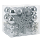 PerfectLED Kerstballen set | PerfectLED | 54 stuks (Piek, Slinger, Zilver) ACS108010 K151000829 - 1