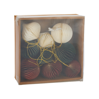 PerfectLED Kerstballen set | PerfectLED | 6 cm | 9 stuks (Papier, 3-kleurig) A64105940 K151000957 - 2