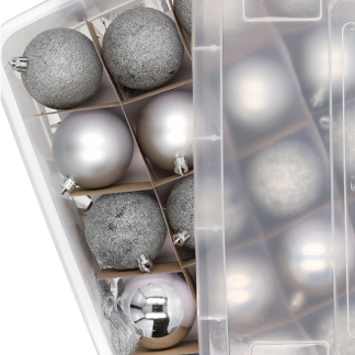 PerfectLED Kerstballen set | PerfectLED | 70 stuks (Zilver) ACS300310 K151000945 - 2