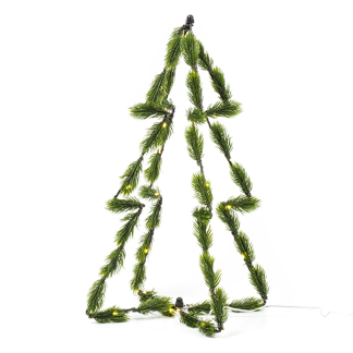 PerfectLED Kerstboom met verlichting | 40 x 25 cm (30 leds, Timer, Batterij, Binnen) AMZ105890 K150303875 - 2