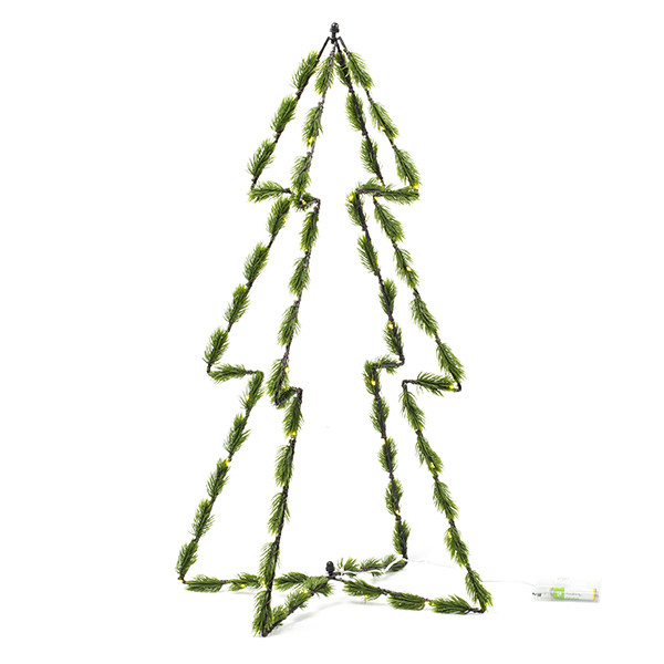 PerfectLED Kerstboom met verlichting | 65 x 38 cm (50 leds, Timer, Batterij, Binnen) AMZ105900 K150303876 - 2