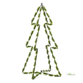 PerfectLED Kerstboom met verlichting | 65 x 38 cm (50 leds, Timer, Batterij, Binnen) AMZ105900 K150303876 - 2