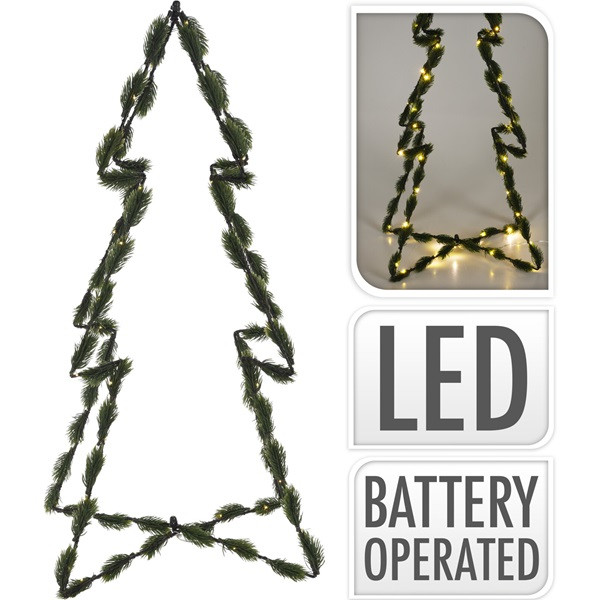 PerfectLED Kerstboom met verlichting | 65 x 38 cm (50 leds, Timer, Batterij, Binnen) AMZ105900 K150303876 - 4