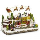 PerfectLED Kerstdorp - Winterdorp met kerstman en slee (LED, Bewegend, Batterij, Binnen) ACD000540-2 K151000365 PerfectLED Kerstdorp - Winterdorp met kerstman en slee (LED, Bewegend, Batterij, Binnen) ACD000540-2 K151000365