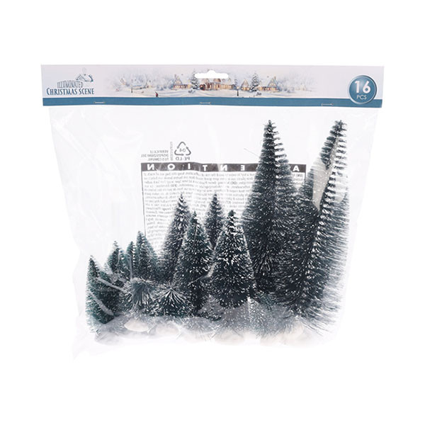 PerfectLED Kerstdorp accessoire | PerfectLED | Bomen | Set van 16 ABG102170 K151002123 - 3
