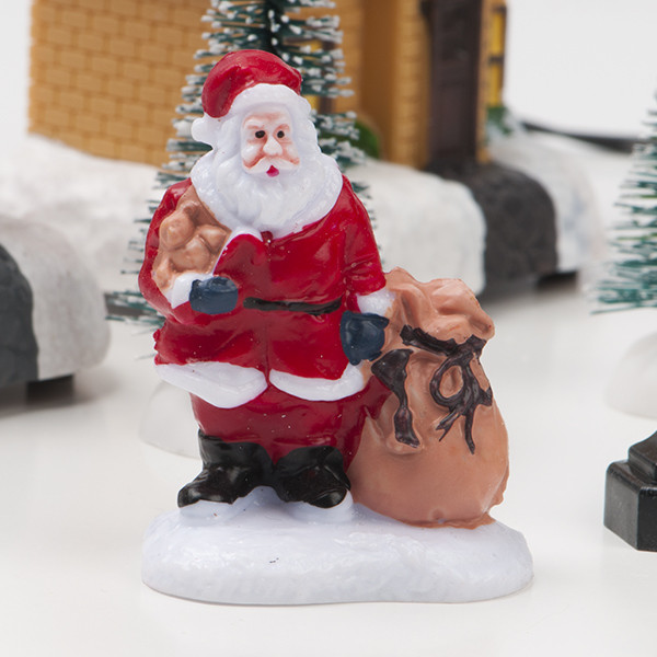 PerfectLED Kerstdorp accessoire | PerfectLED (Set van 10, Led, Batterijen, Klein kerstdorpje) ABG102010 K151000826 - 3