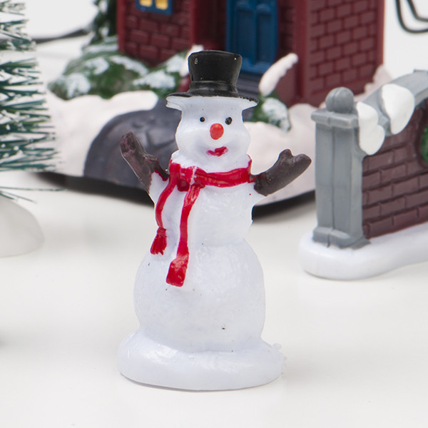 PerfectLED Kerstdorp accessoire | PerfectLED (Set van 10, Led, Batterijen, Klein kerstdorpje) ABG102010 K151000826 - 4