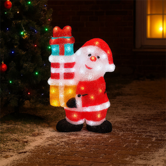PerfectLED Kerstfigfuur kerstman | PerfectLED | 26 x 18 x 4.15 centimeter (60 leds, Binnen/Buiten) AGX100120 K151001033 - 2