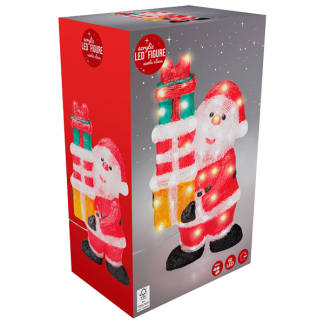 PerfectLED Kerstfigfuur kerstman | PerfectLED | 26 x 18 x 4.15 centimeter (60 leds, Binnen/Buiten) AGX100120 K151001033 - 3